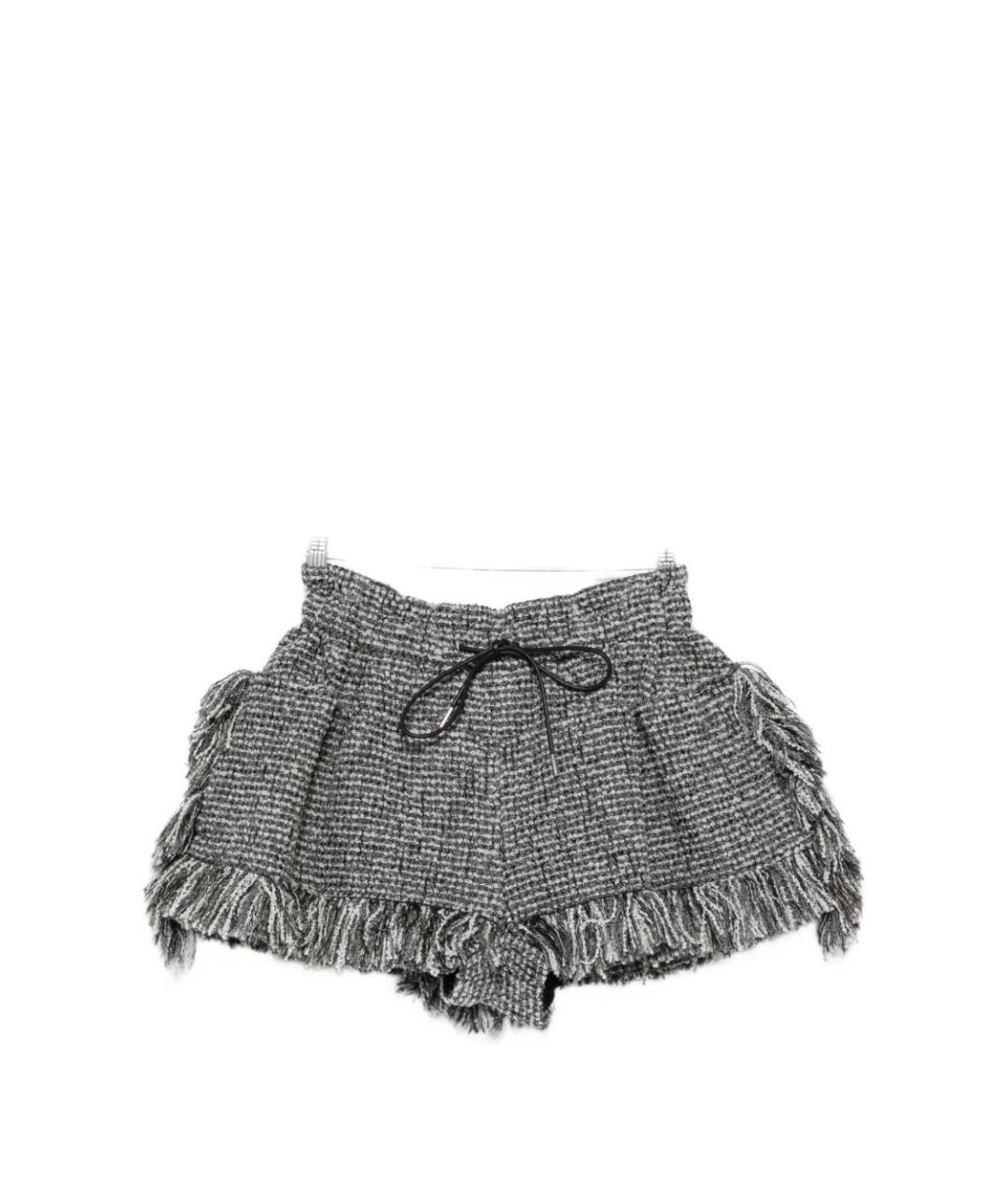 SACAI Серые шерстяные шорты, фото 1