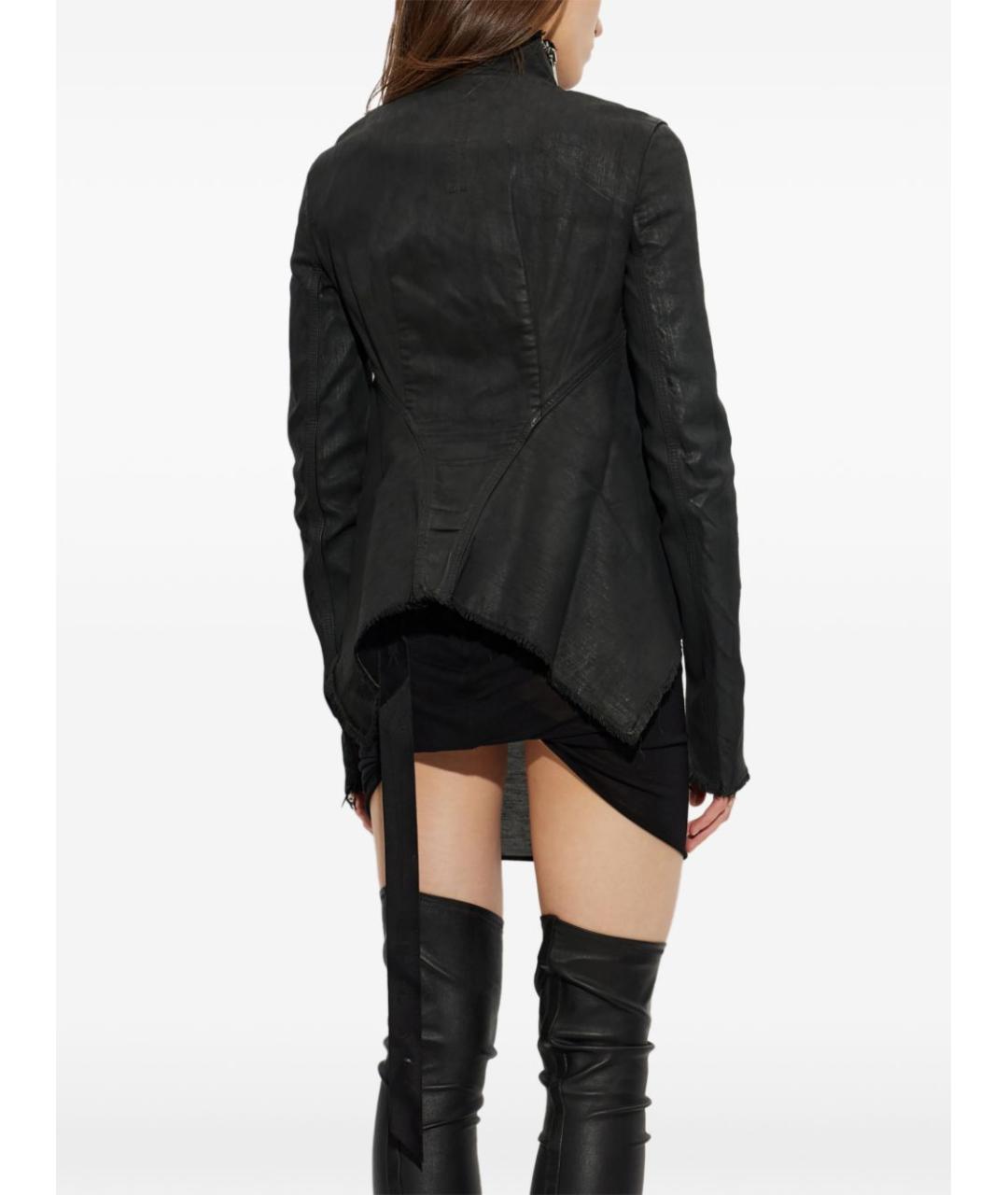 RICK OWENS DRKSHDW Черная хлопковая куртка, фото 5