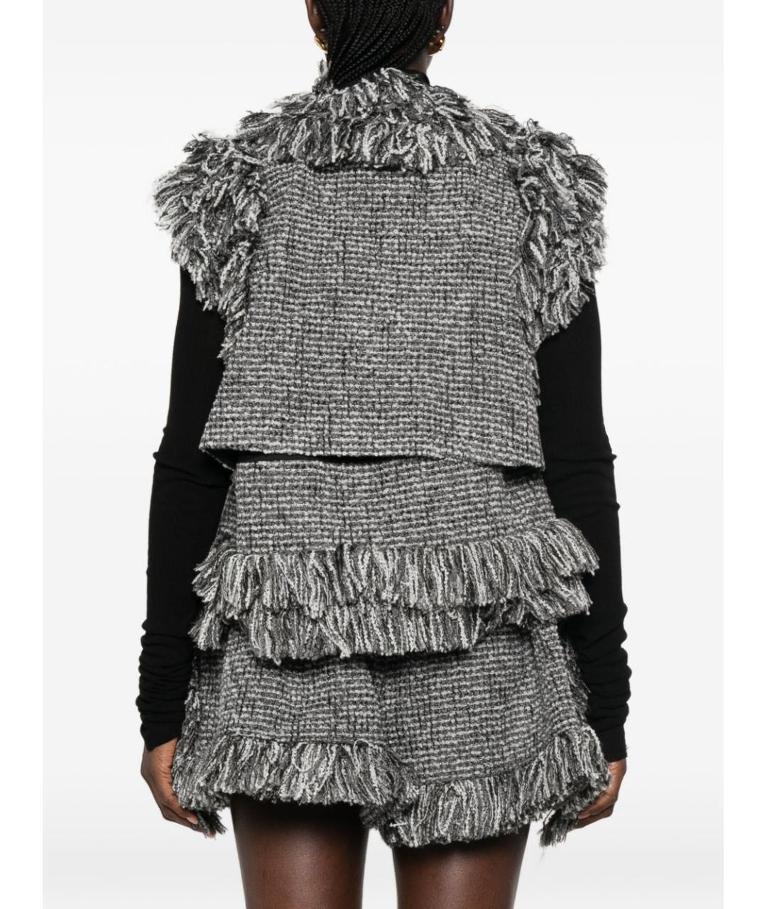 SACAI Серая шерстяная жилетка, фото 2
