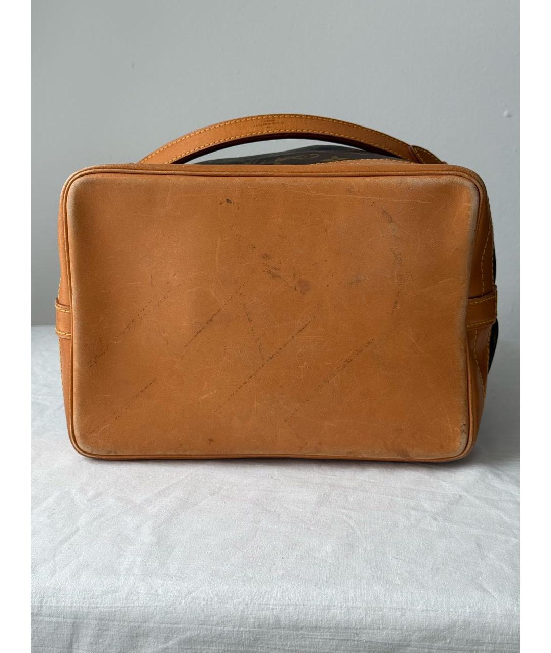 LOUIS VUITTON Коричневая канва сумка через плечо, фото 5