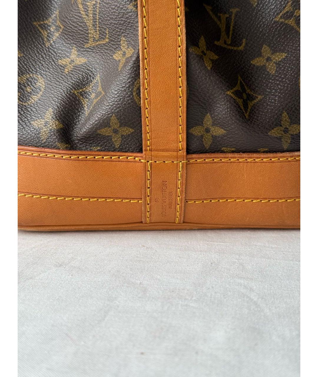 LOUIS VUITTON Коричневая канва сумка через плечо, фото 3