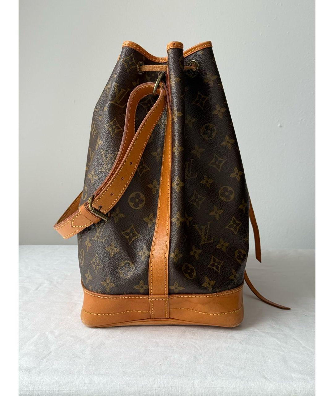 LOUIS VUITTON Коричневая канва сумка через плечо, фото 2