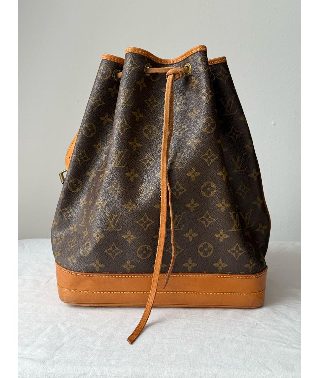 LOUIS VUITTON Коричневая канва сумка через плечо, фото 8