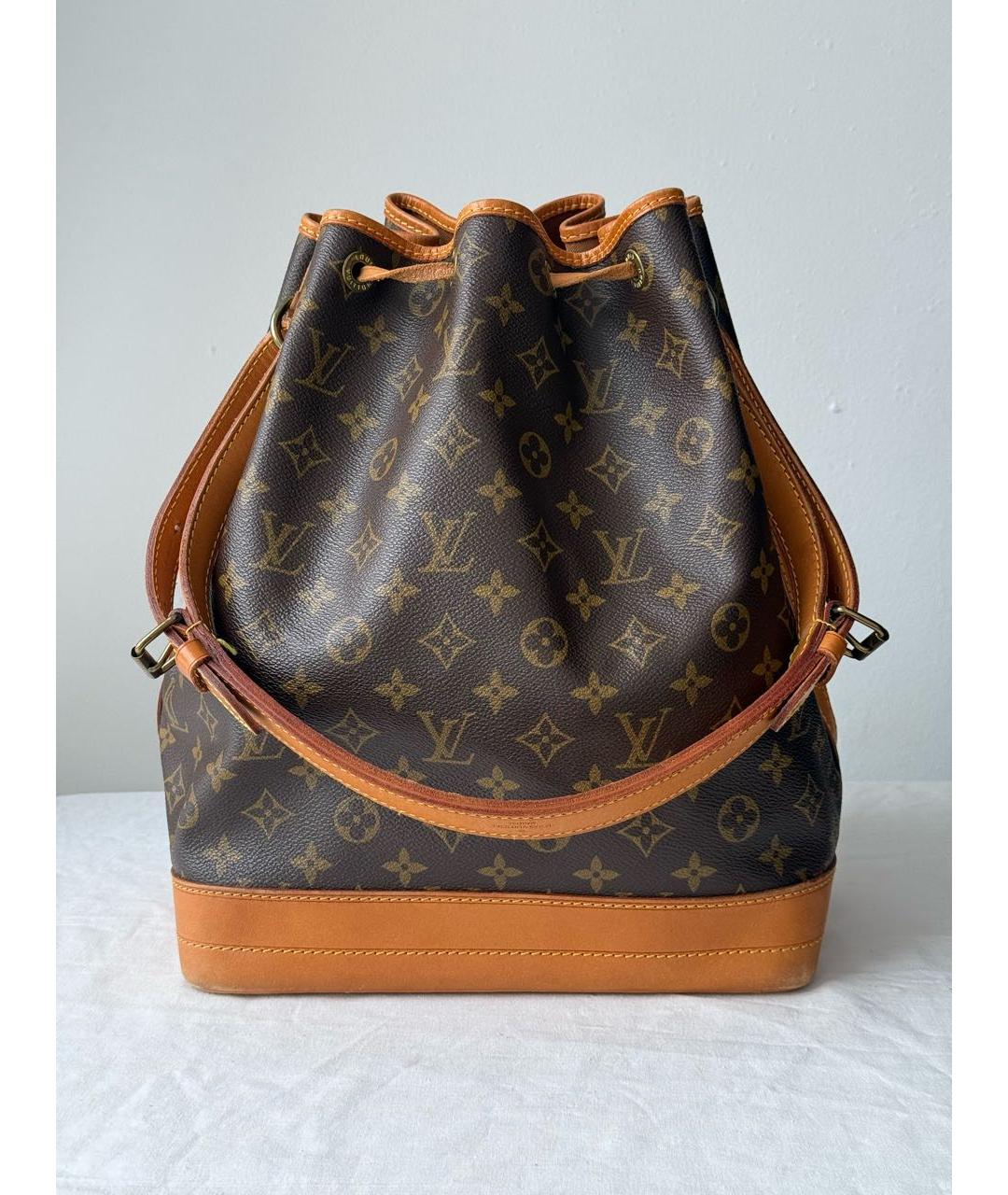 LOUIS VUITTON Коричневая канва сумка через плечо, фото 4