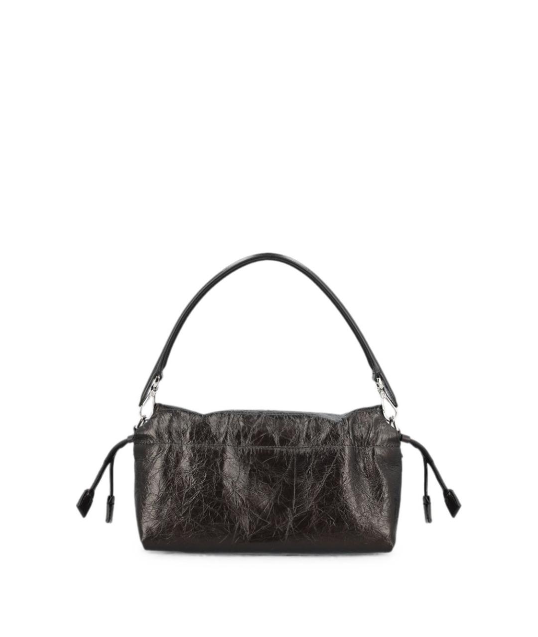 FENDI Коричневая кожаная сумка через плечо, фото 4