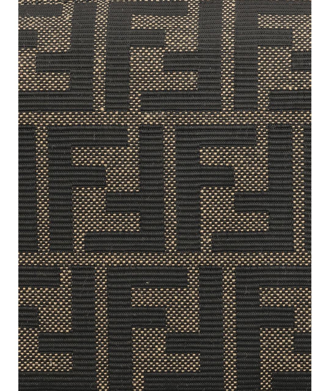 FENDI Коричневая тканевая сумка через плечо, фото 3
