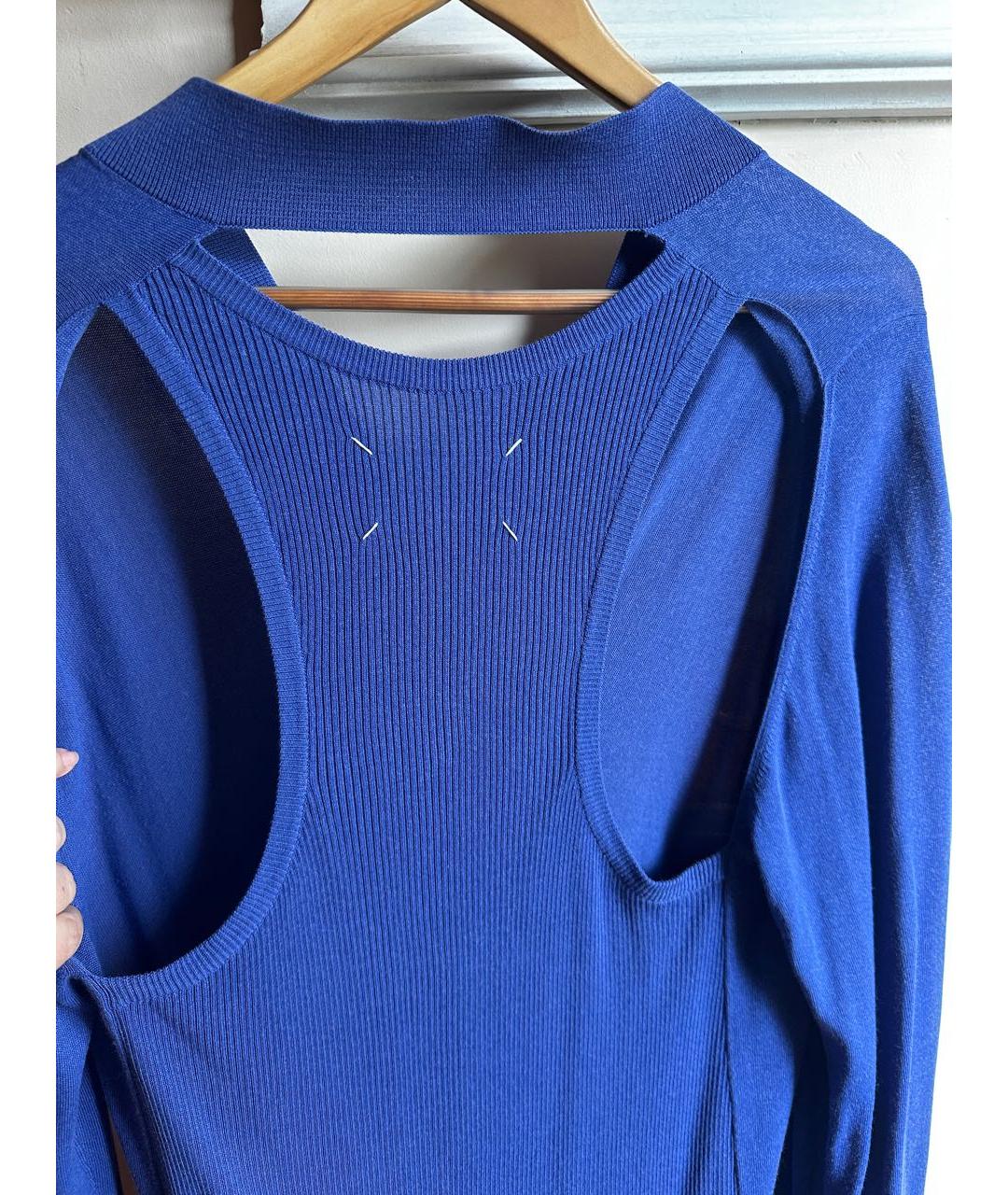 MAISON MARGIELA Фиолетовый хлопковый джемпер / свитер, фото 6