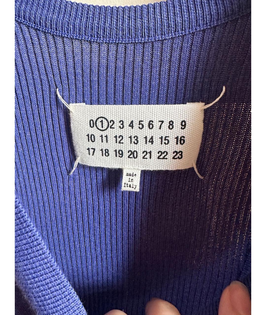 MAISON MARGIELA Фиолетовый хлопковый джемпер / свитер, фото 3