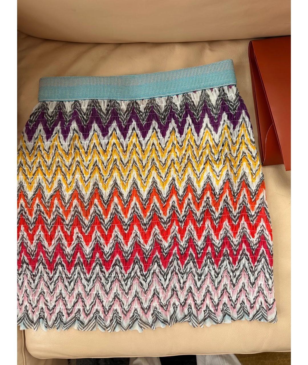 MISSONI Мульти полиамидовая юбка мини, фото 2