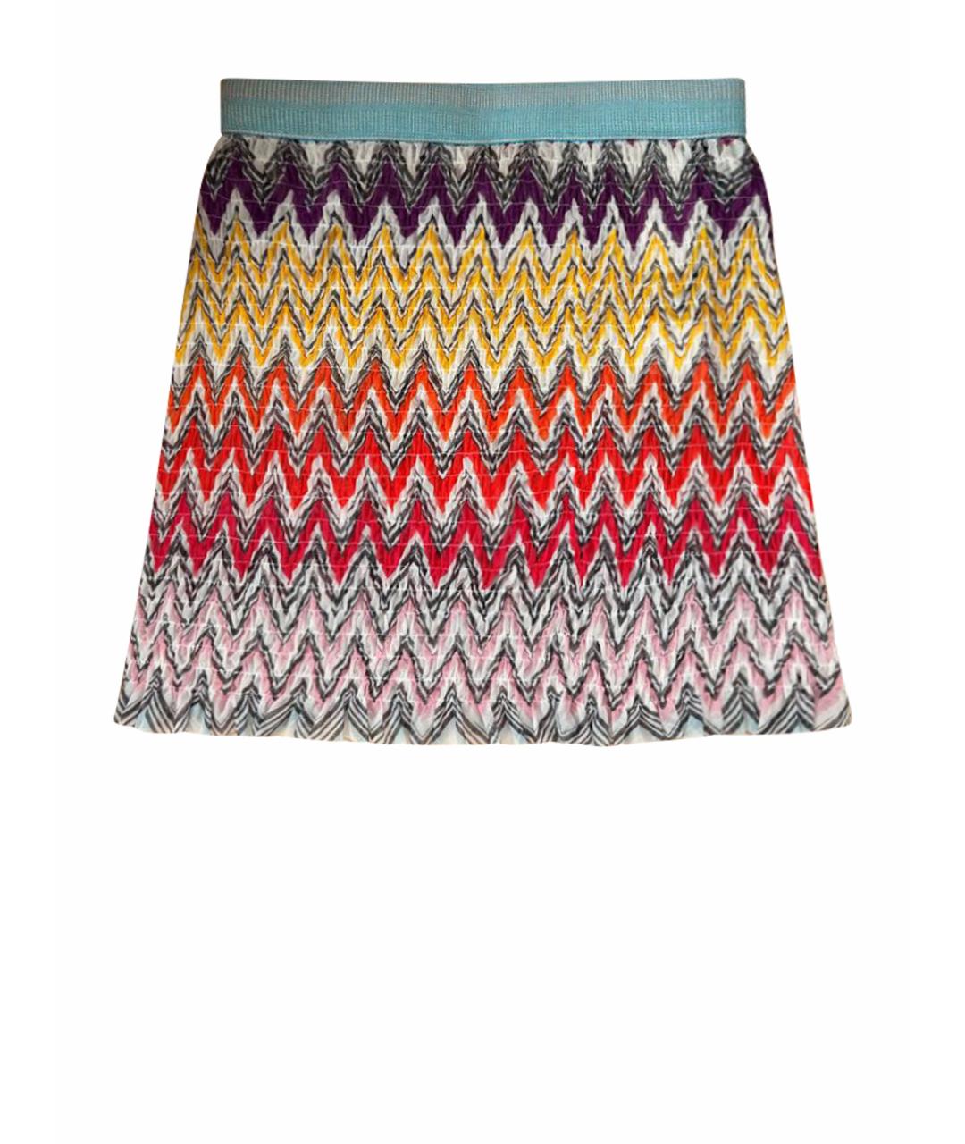 MISSONI Мульти полиамидовая юбка мини, фото 1