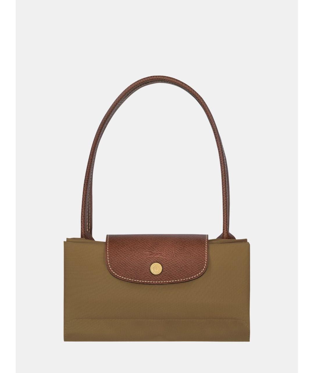 LONGCHAMP Хаки тканевая сумка тоут, фото 6
