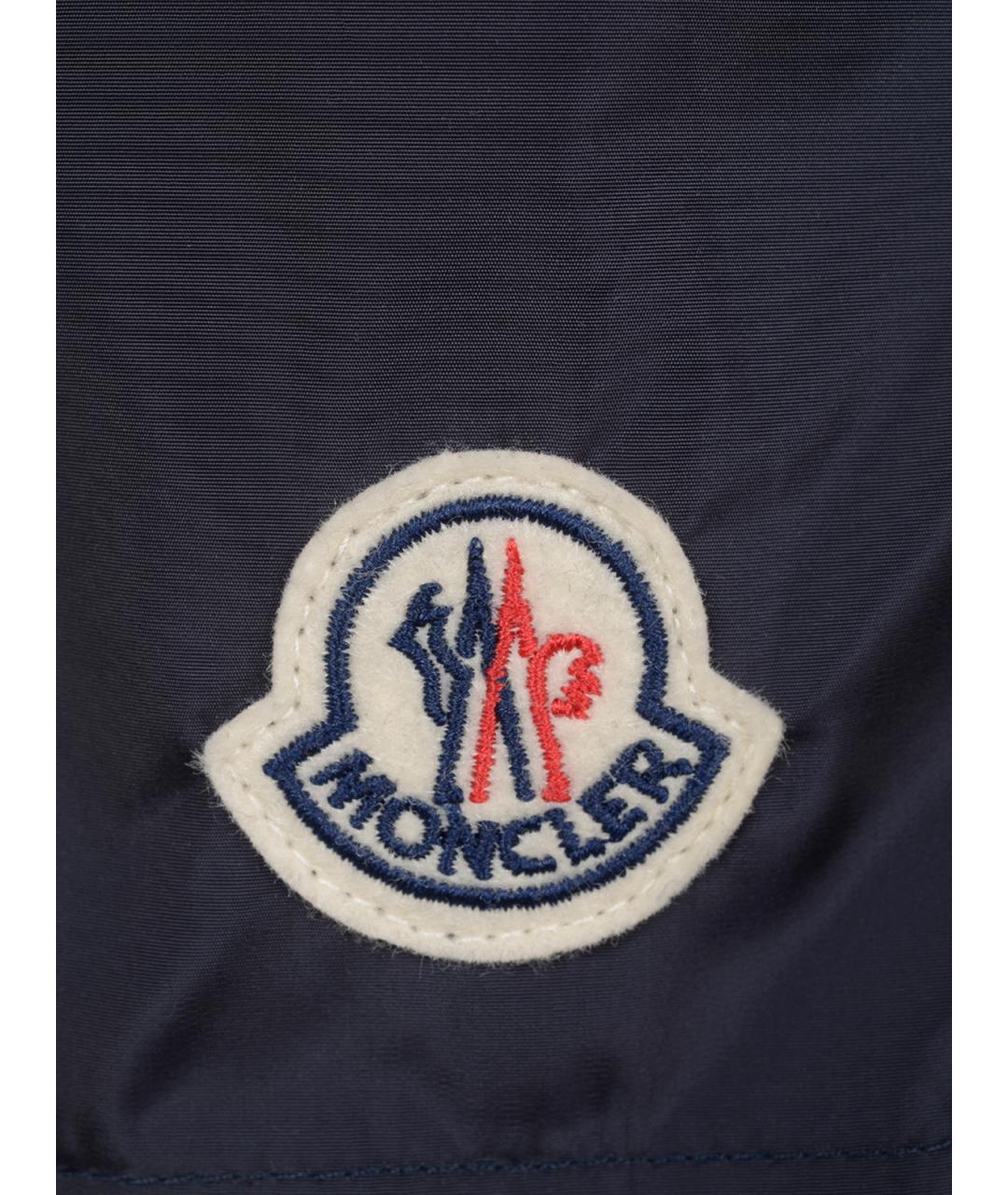 MONCLER Темно-синие полиамидовые плавки, фото 3