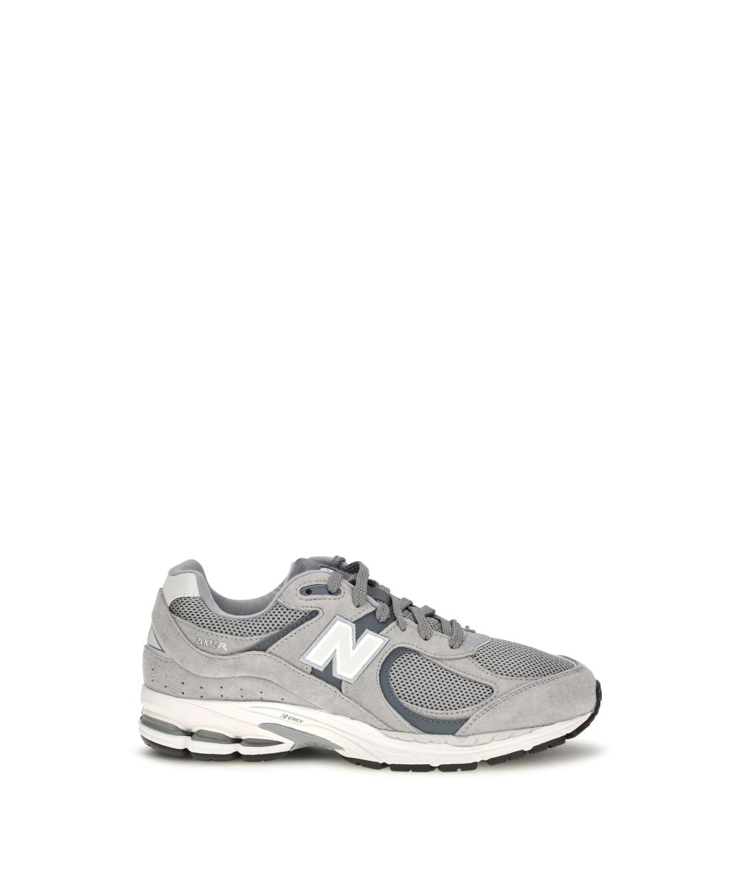 NEW BALANCE Серые синтетические низкие кроссовки / кеды, фото 1