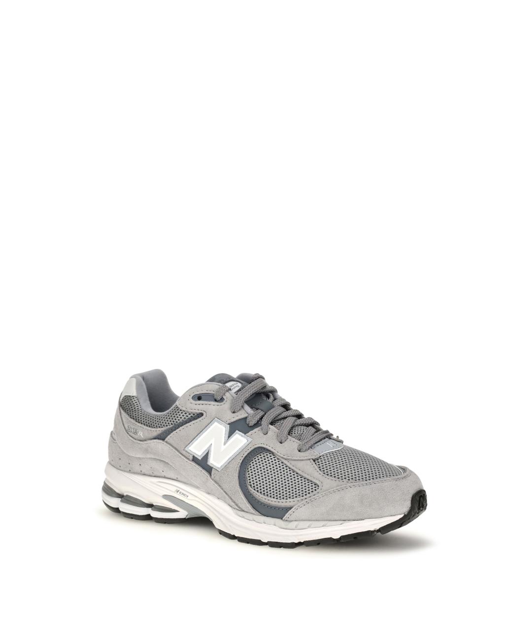 NEW BALANCE Серые синтетические низкие кроссовки / кеды, фото 2
