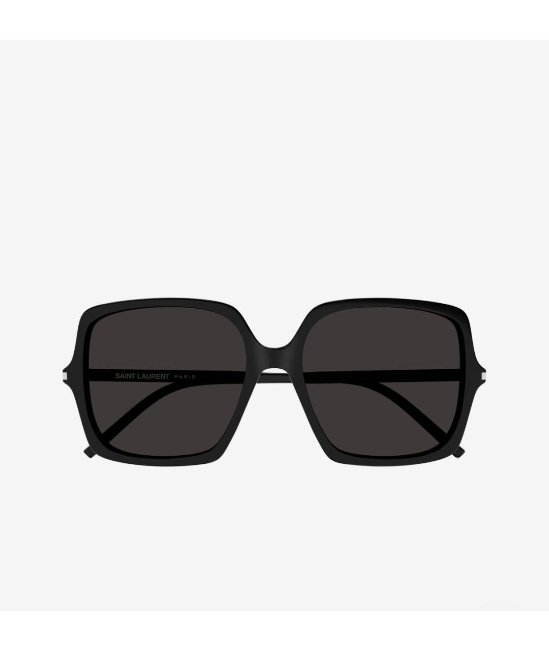 SAINT LAURENT Черные пластиковые солнцезащитные очки, фото 7