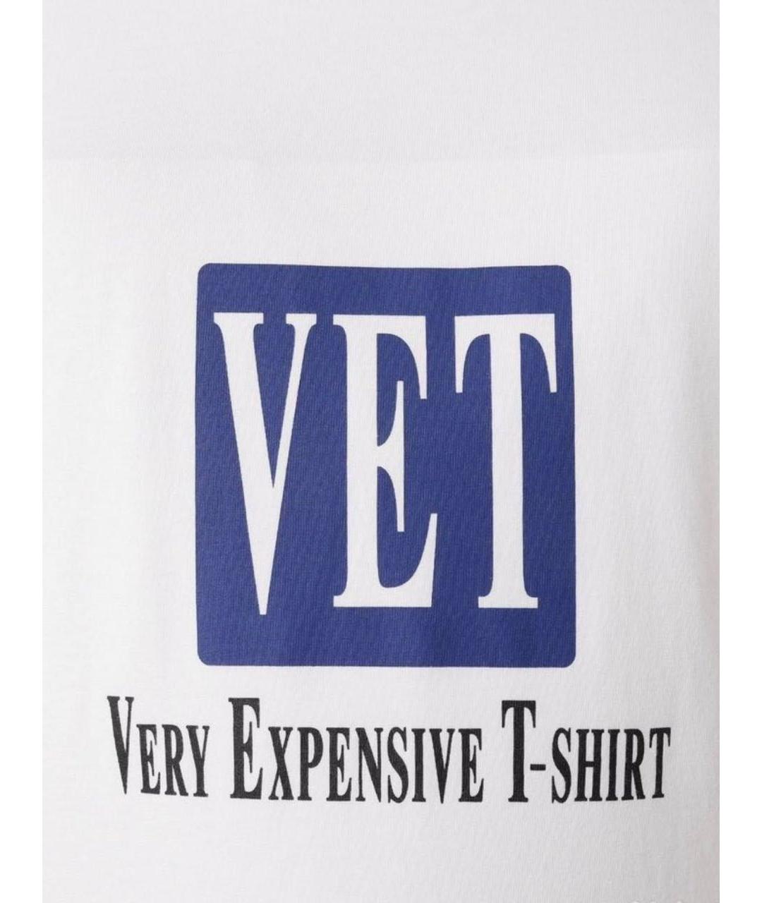 VETEMENTS Белая хлопковая футболка, фото 5