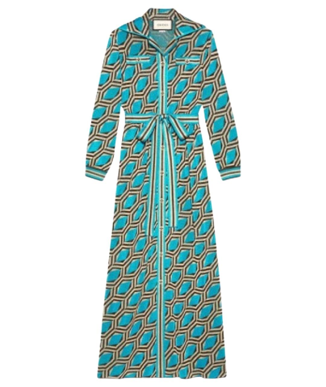 GUCCI Мульти повседневное платье, фото 1