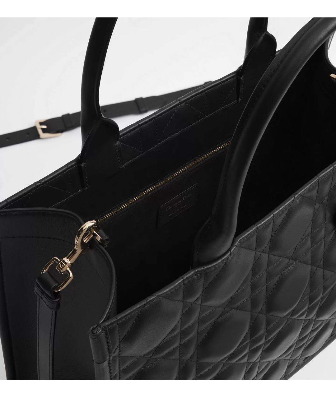 CHRISTIAN DIOR Черная сумка тоут, фото 4