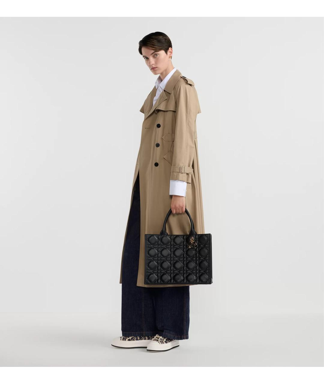 CHRISTIAN DIOR Черная сумка тоут, фото 2
