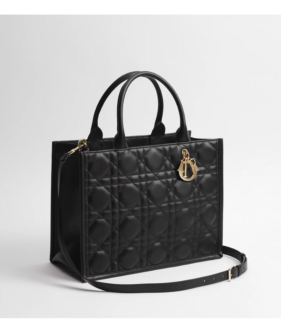 CHRISTIAN DIOR Черная сумка тоут, фото 3