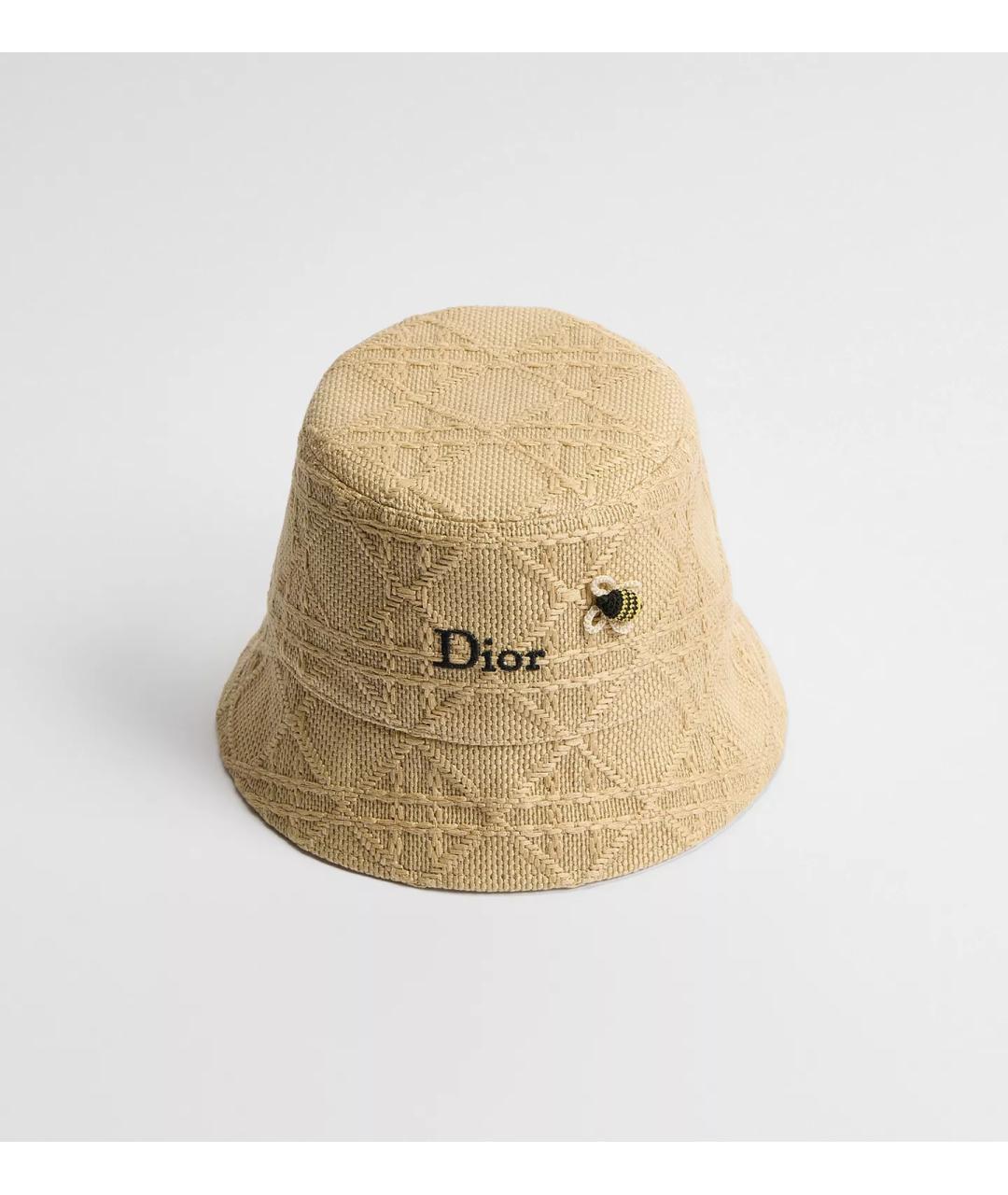 CHRISTIAN DIOR Бежевая шляпа, фото 4
