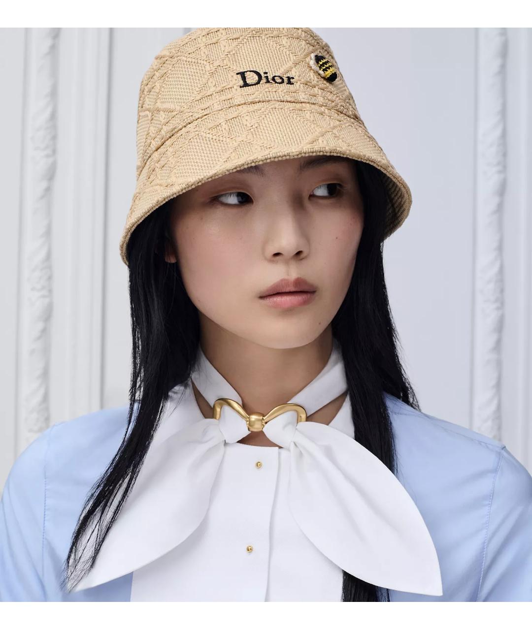 CHRISTIAN DIOR Бежевая шляпа, фото 3