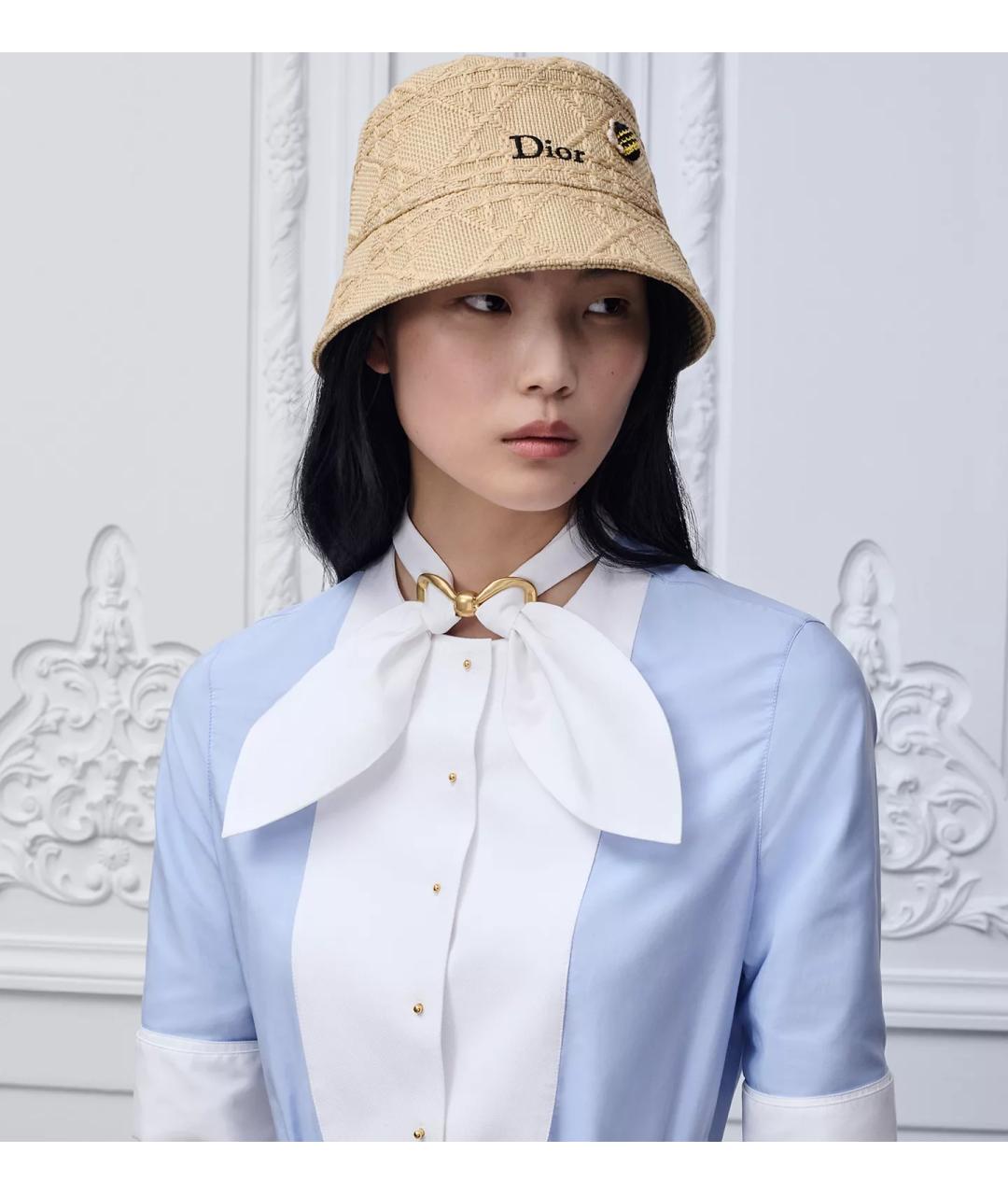 CHRISTIAN DIOR Бежевая шляпа, фото 2