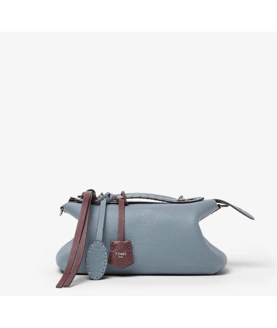 FENDI Бордовая кожаная сумка через плечо, фото 8