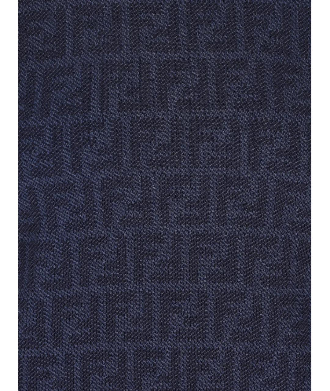 FENDI Темно-синий шерстяной джемпер / свитер, фото 4
