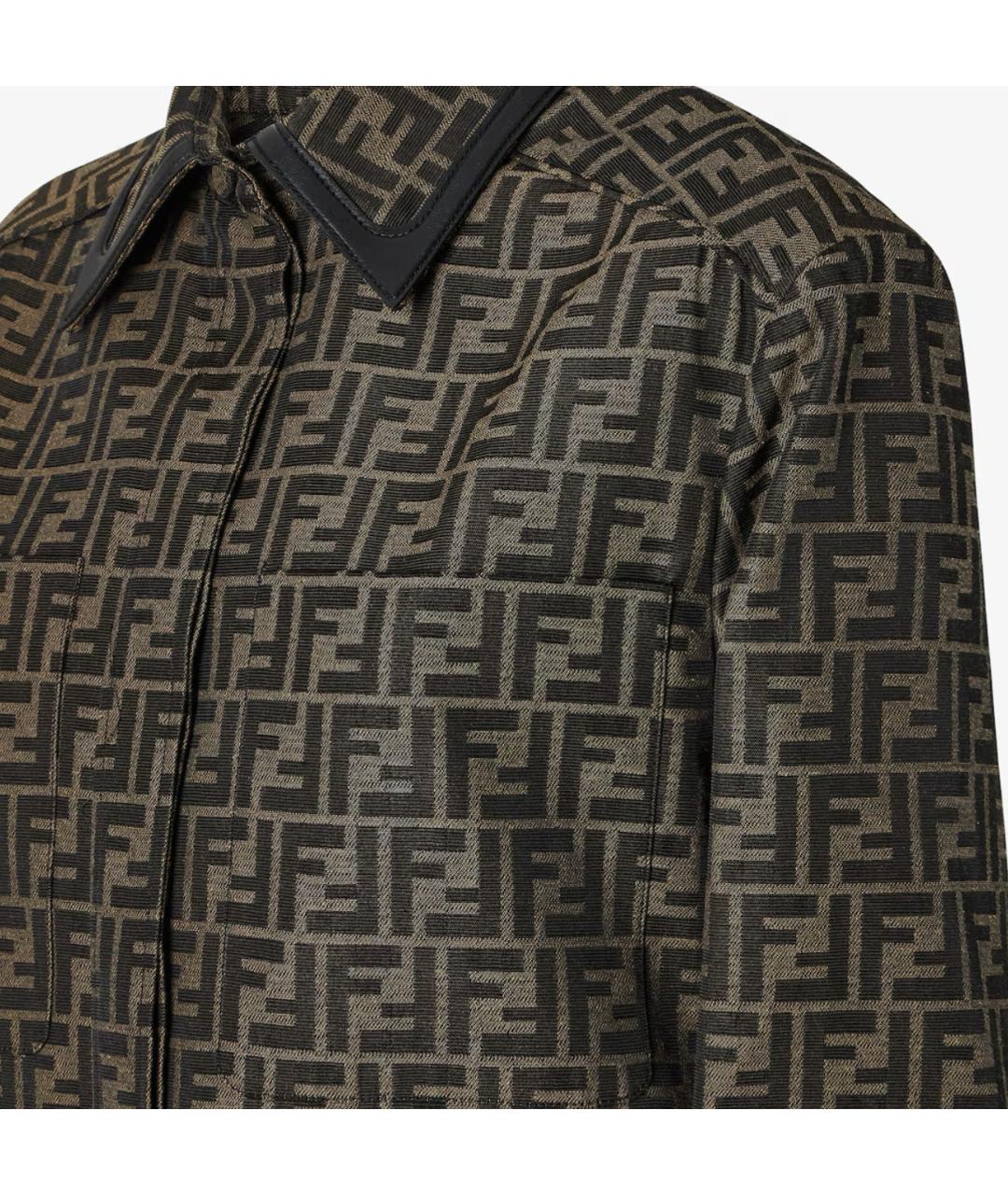 FENDI Коричневая куртка, фото 3