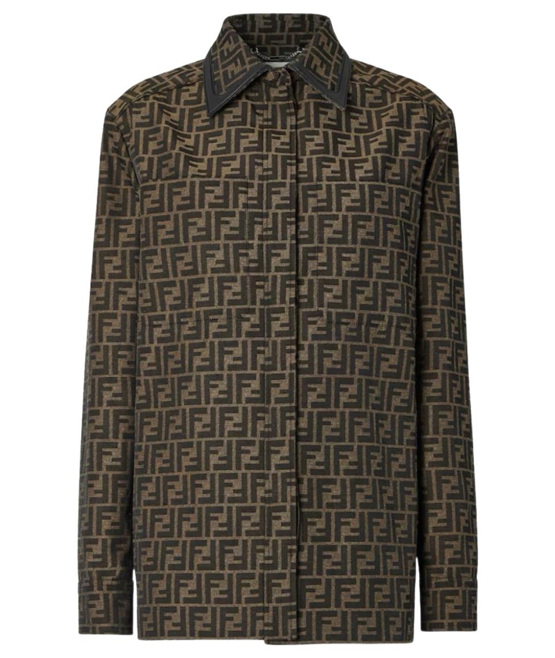 FENDI Коричневая куртка, фото 1