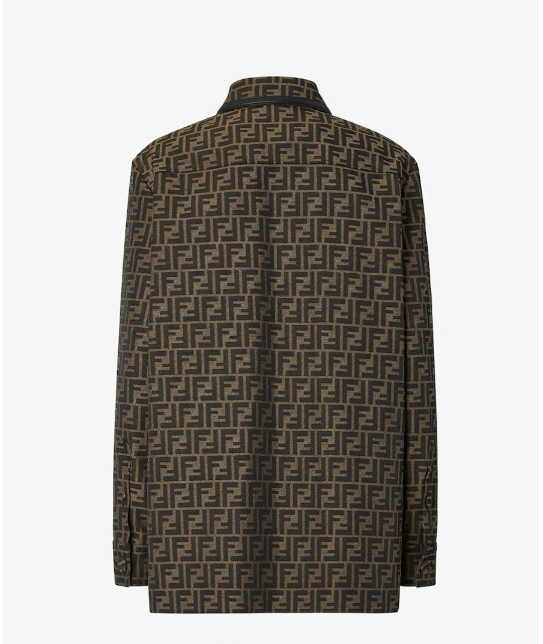FENDI Коричневая куртка, фото 2