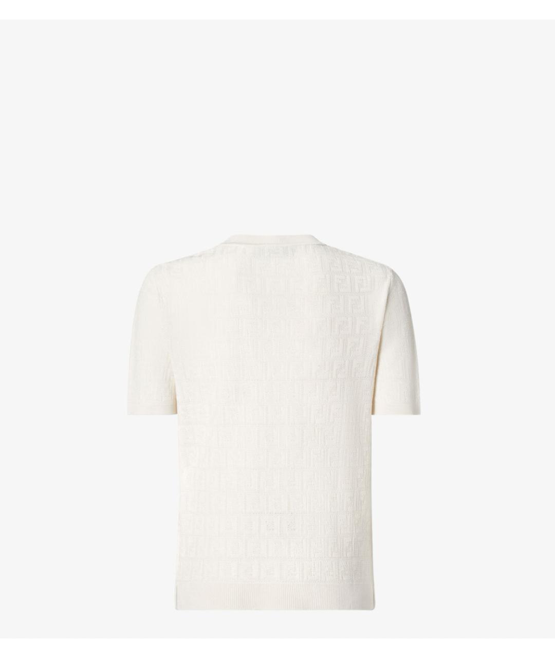 FENDI Белый джемпер / свитер, фото 2