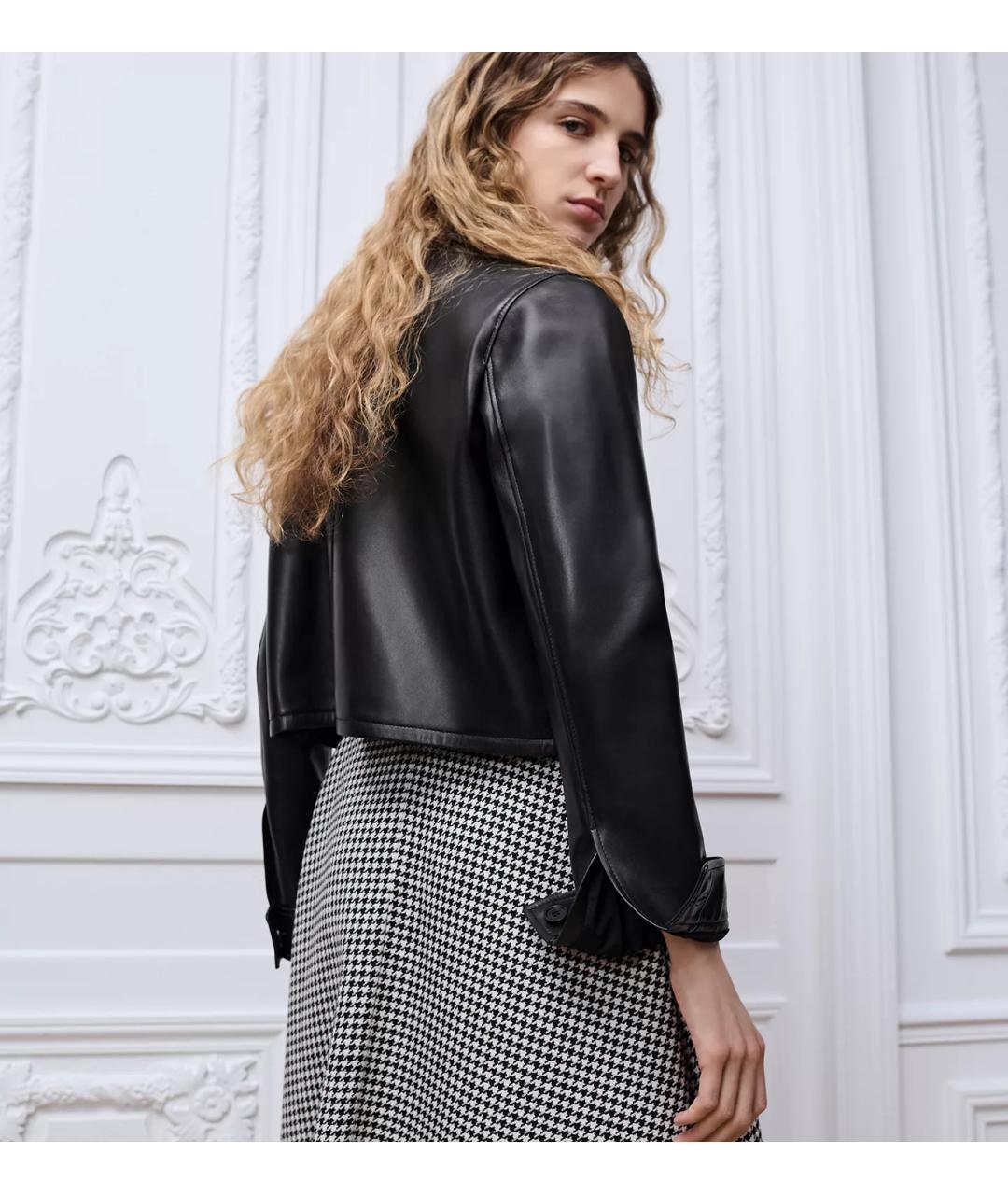 CHRISTIAN DIOR Черная кожаная куртка, фото 3