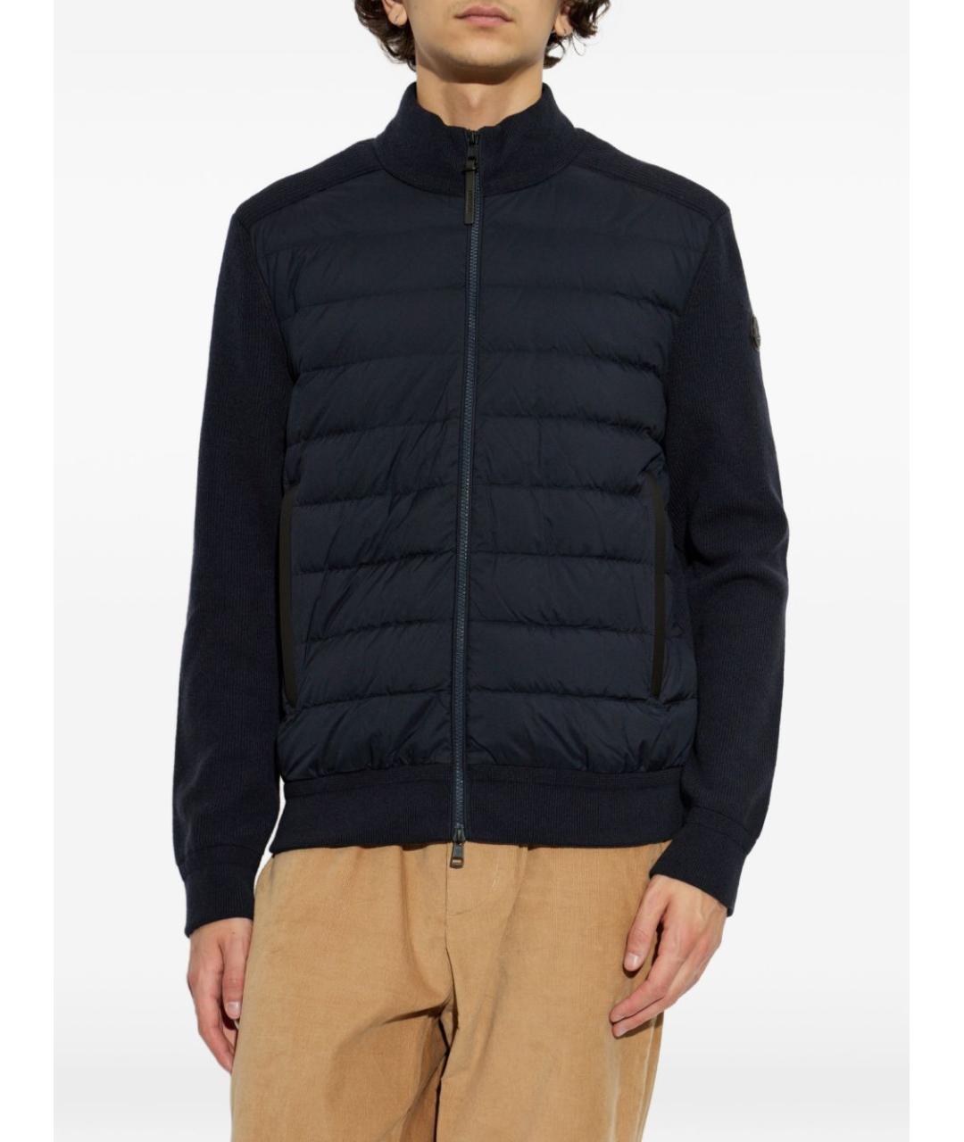MONCLER Темно-синяя куртка, фото 5