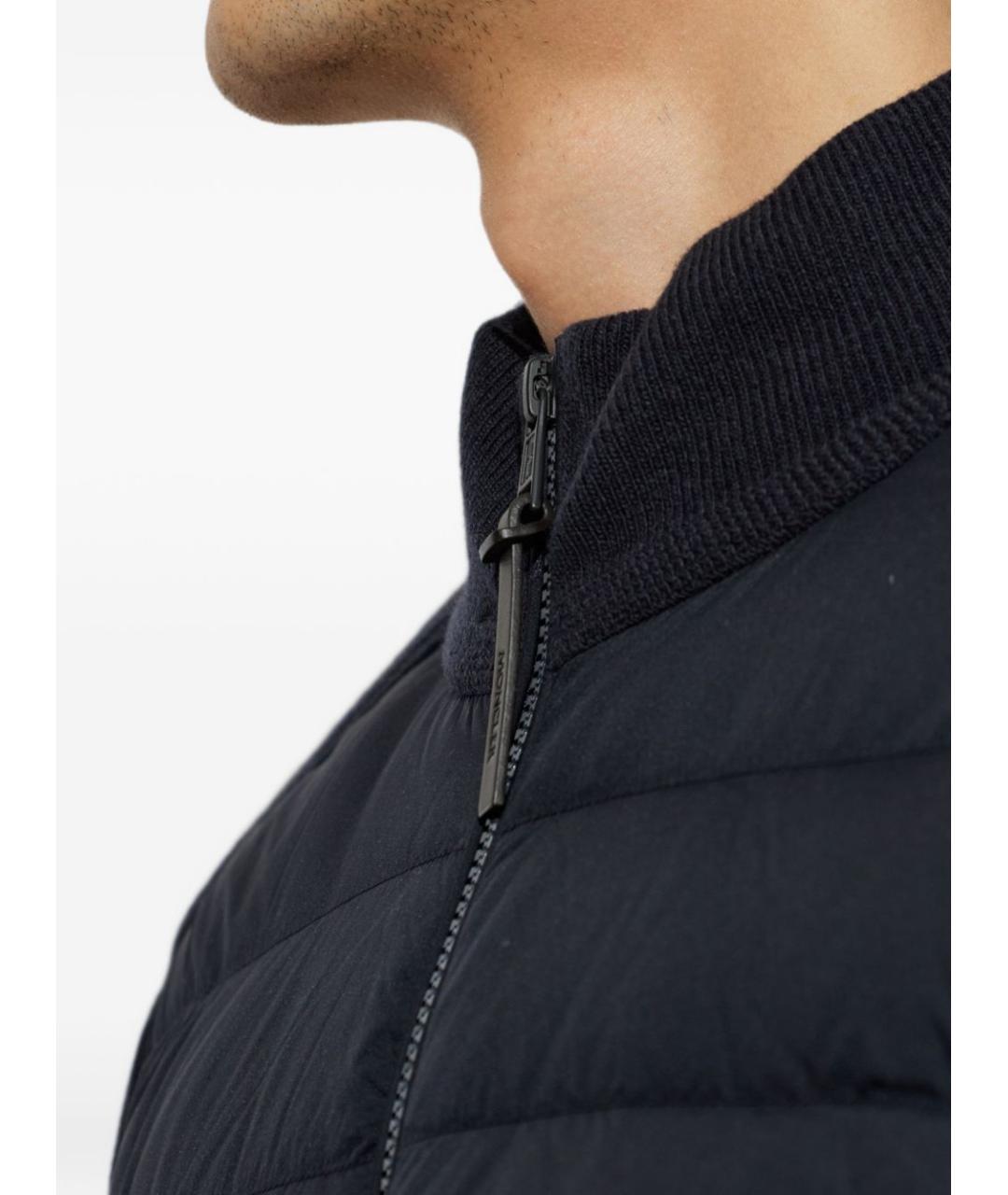 MONCLER Темно-синяя куртка, фото 4