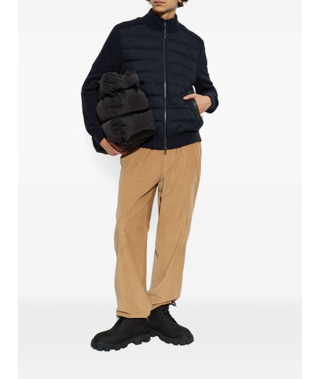 MONCLER Темно-синяя куртка, фото 2