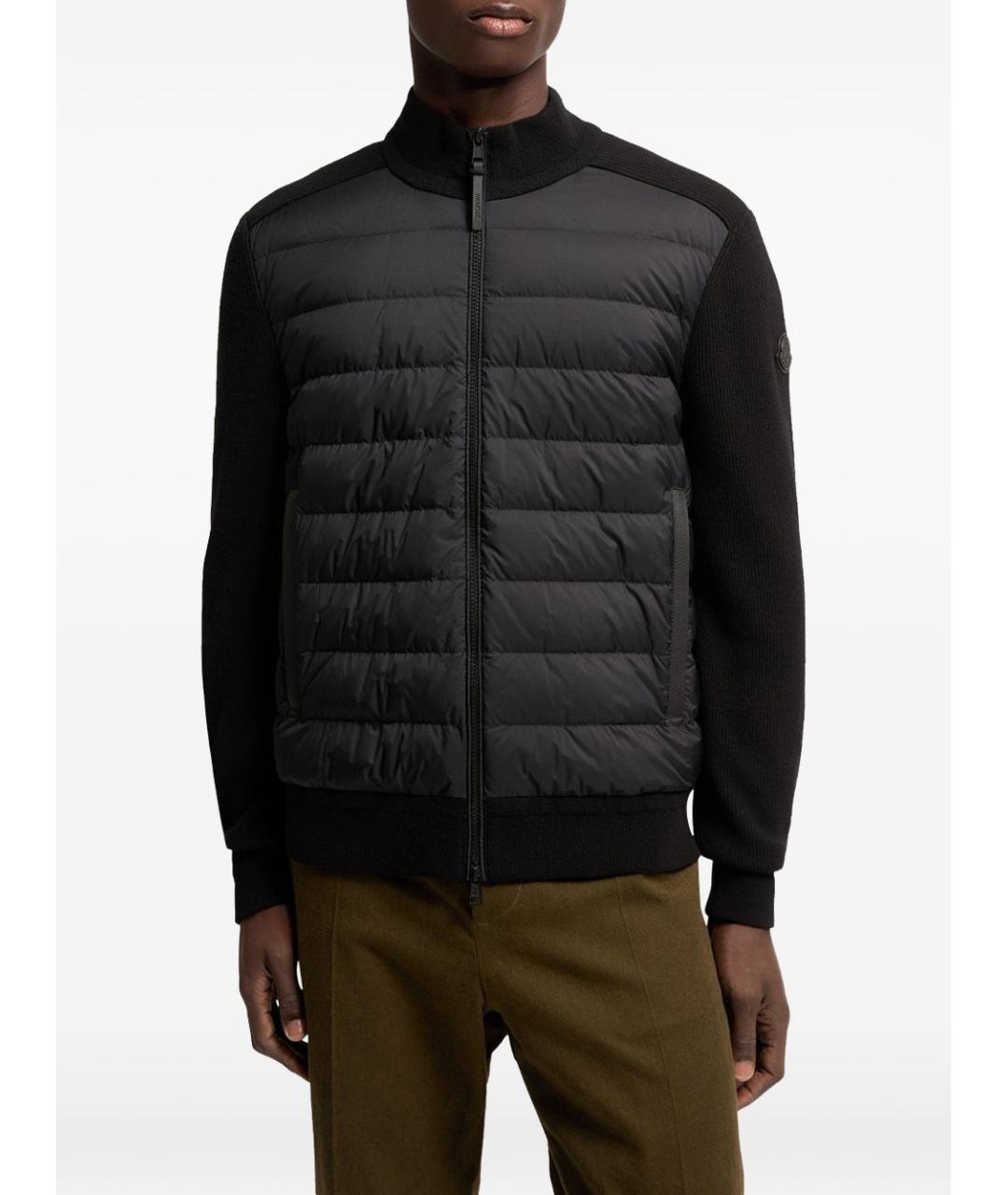 MONCLER Черная куртка, фото 2