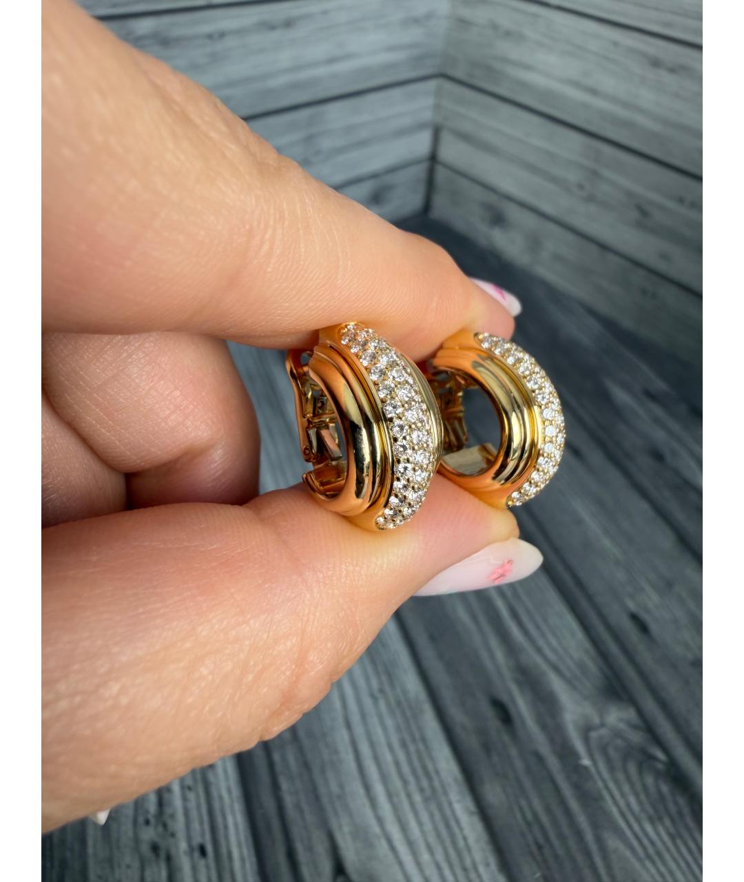 PIAGET Золотые серьги из желтого золота, фото 3