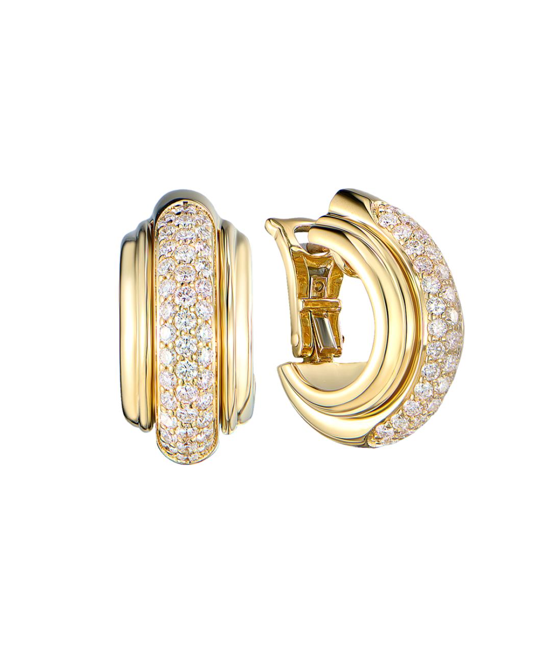 PIAGET Золотые серьги из желтого золота, фото 1