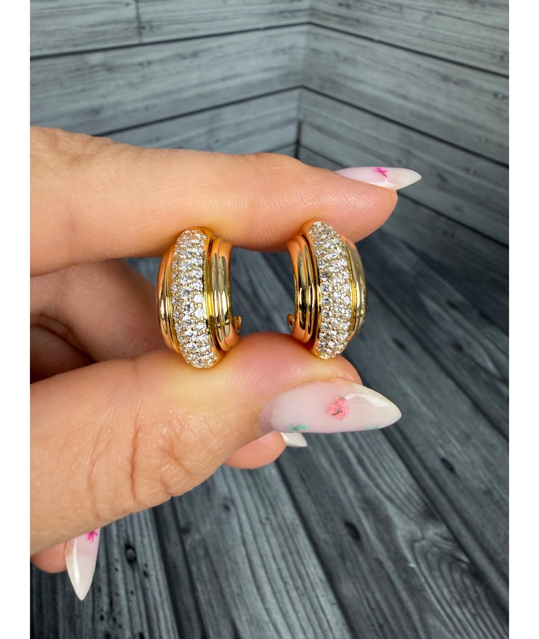 PIAGET Золотые серьги из желтого золота, фото 2