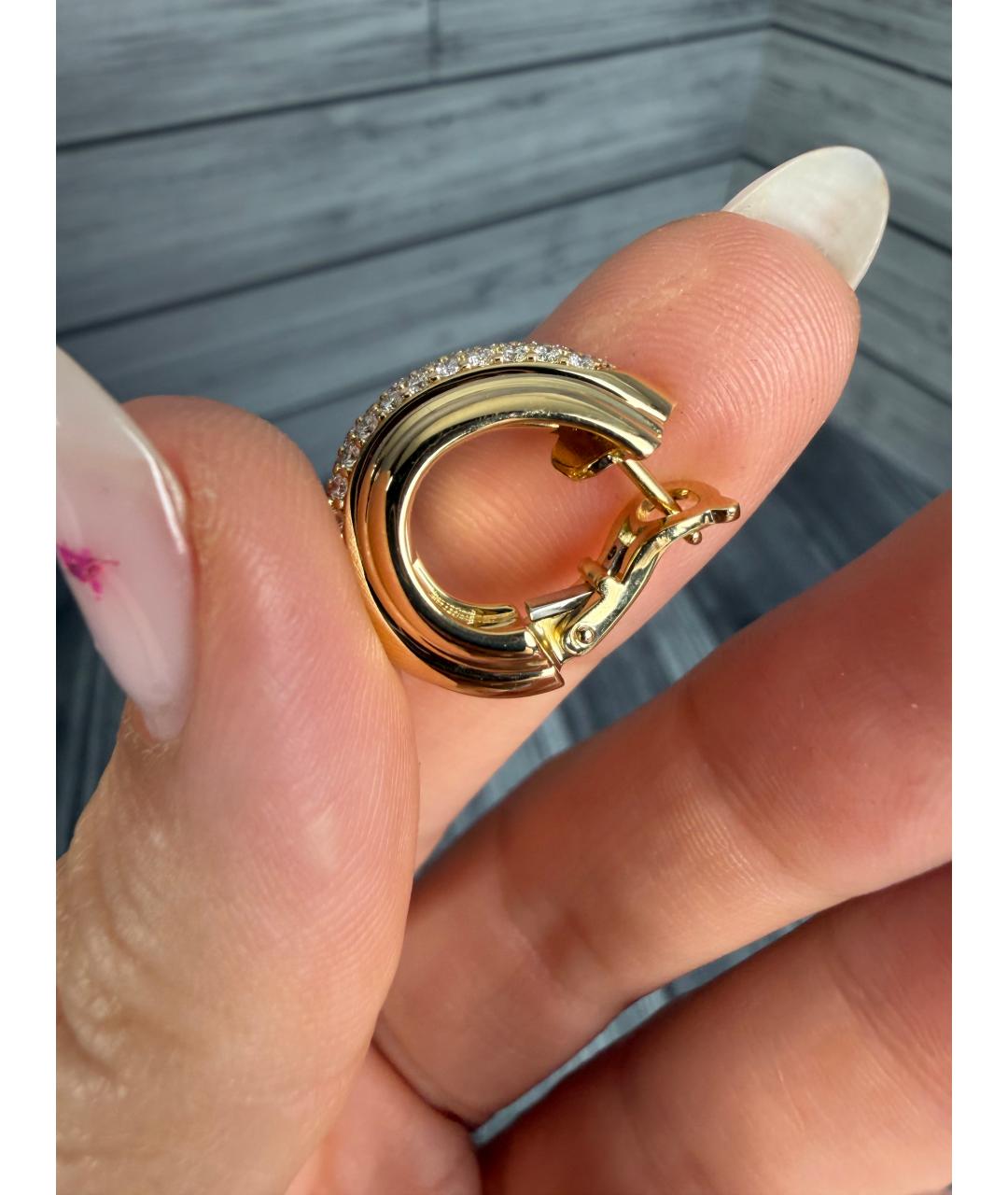 PIAGET Золотые серьги из желтого золота, фото 4