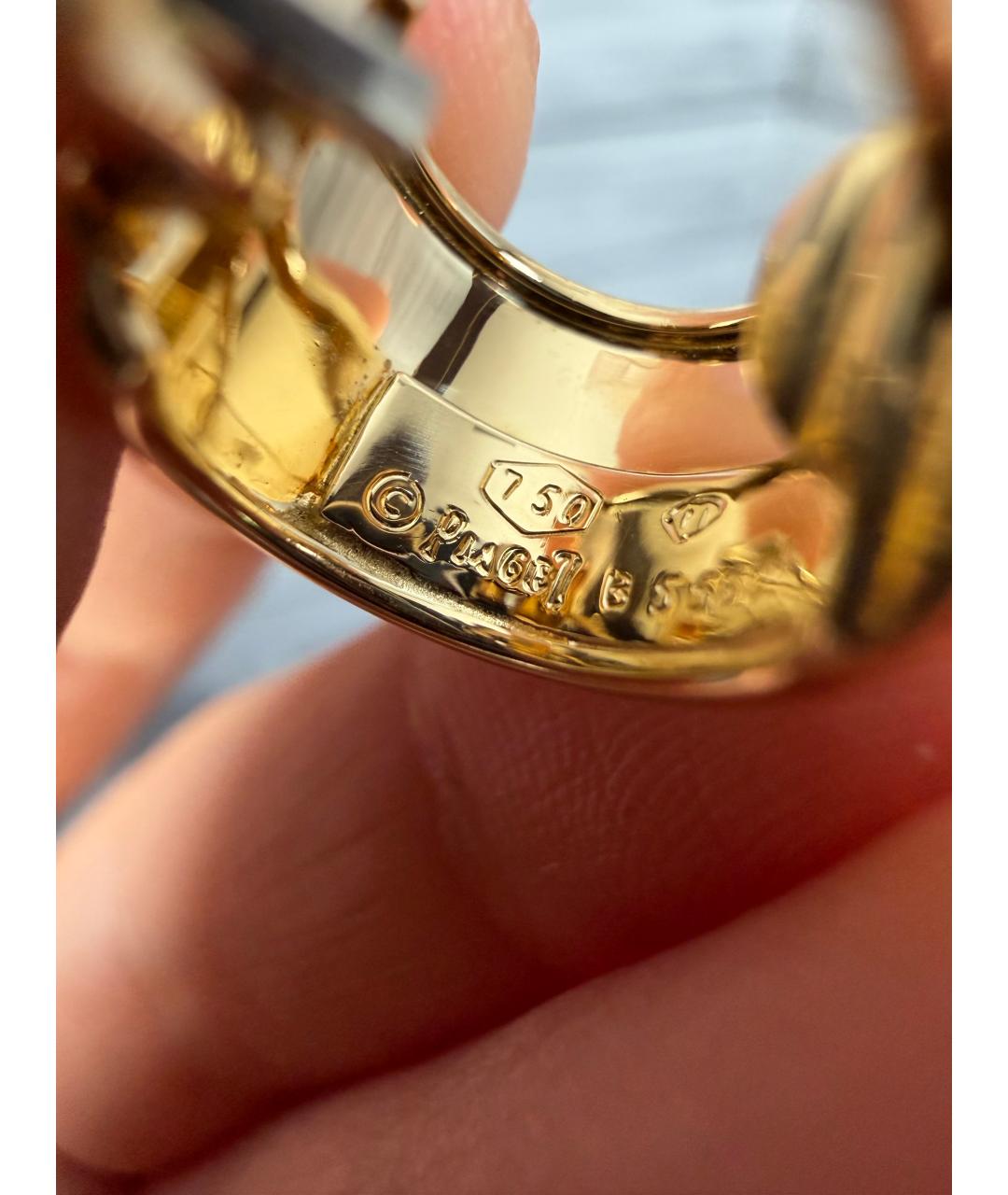 PIAGET Золотые серьги из желтого золота, фото 5