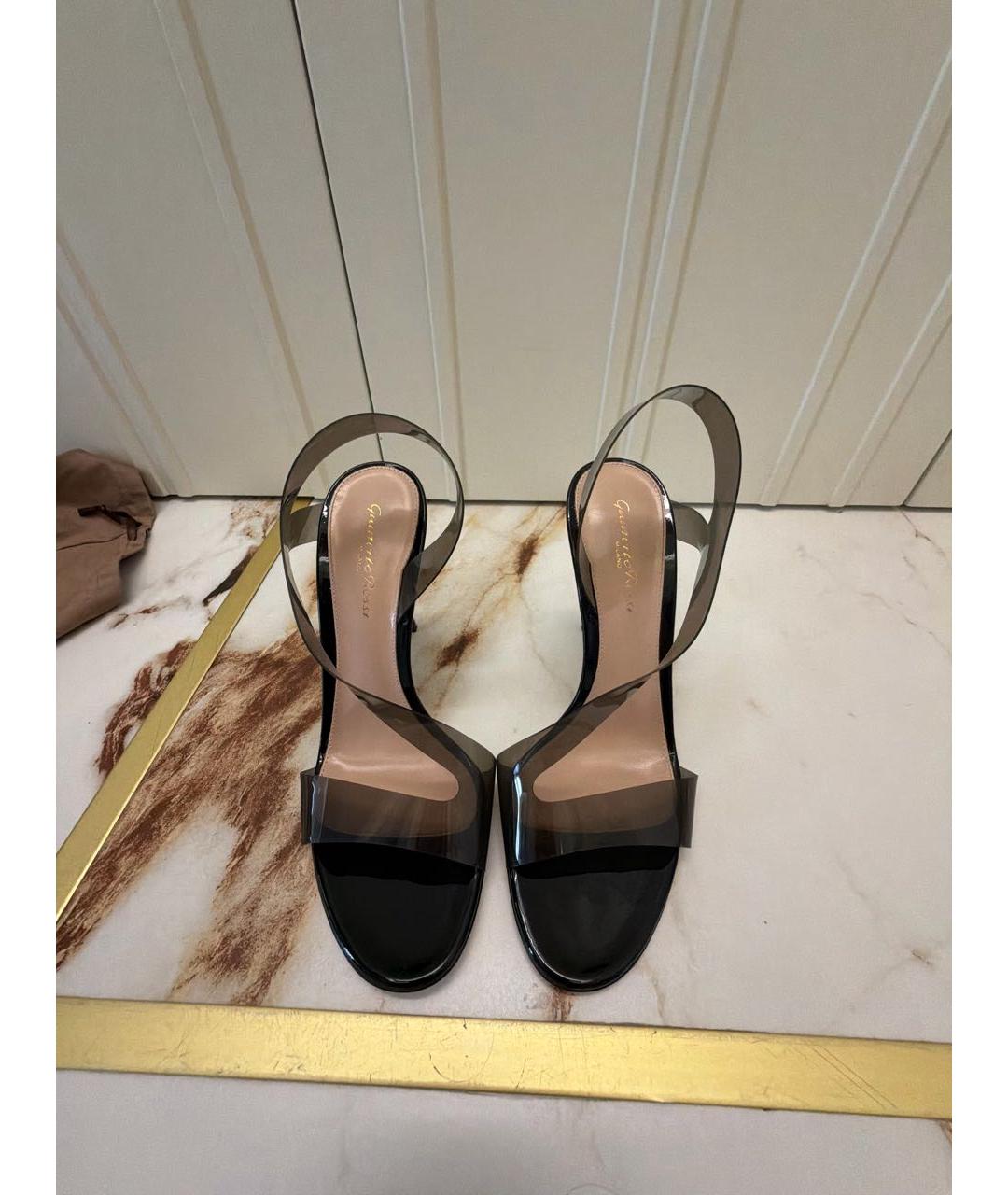 GIANVITO ROSSI Черные босоножки, фото 2