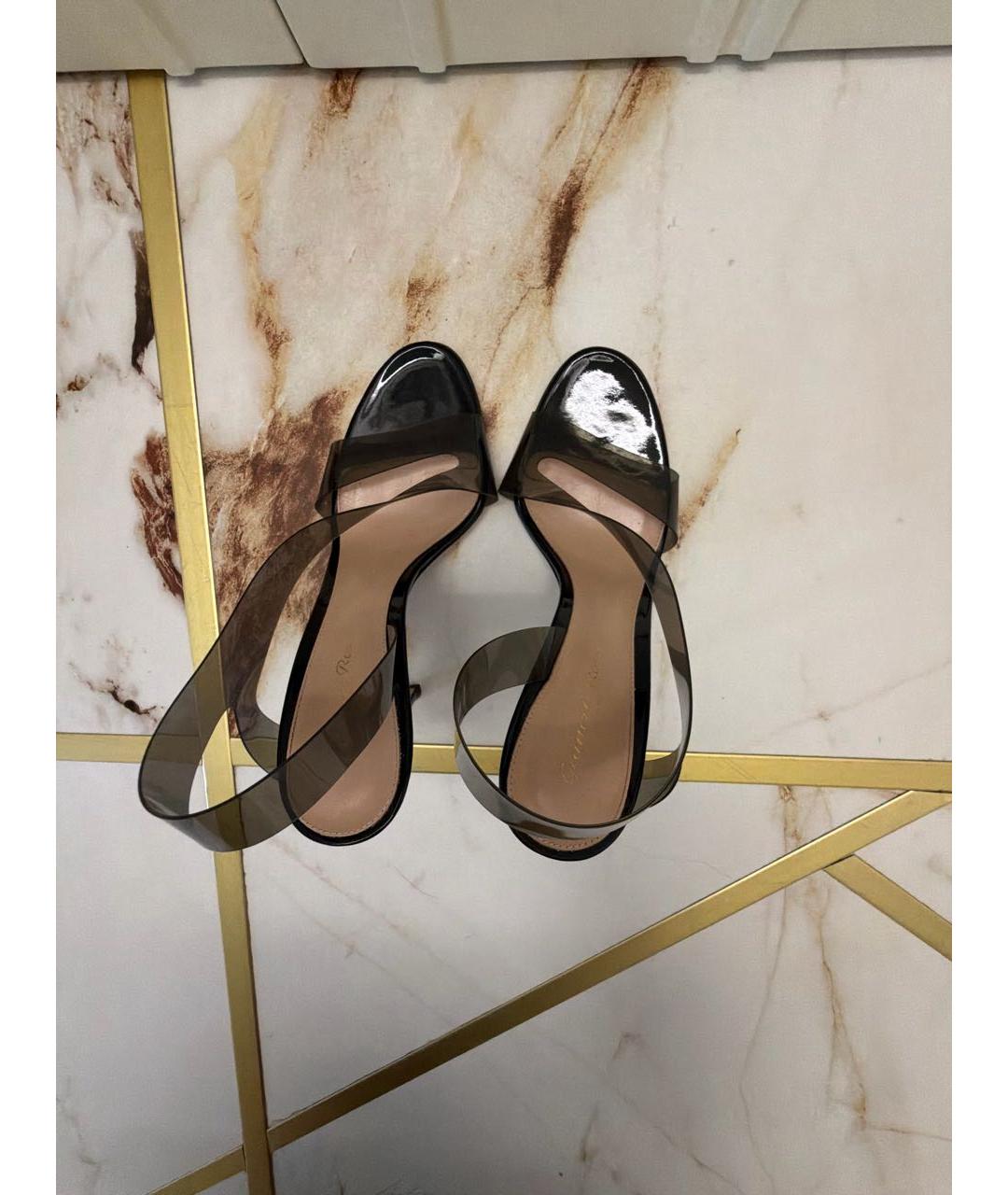 GIANVITO ROSSI Черные босоножки, фото 3