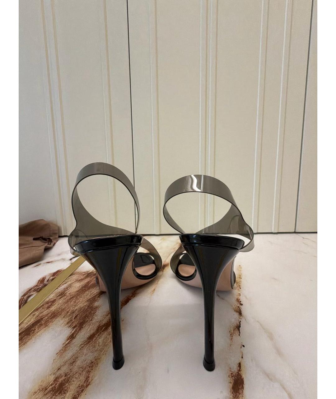 GIANVITO ROSSI Черные босоножки, фото 4