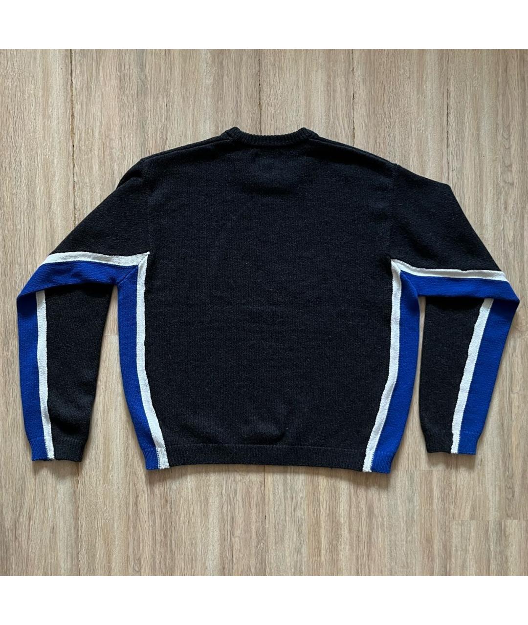 STUSSY Антрацитовый хлопковый джемпер / свитер, фото 2