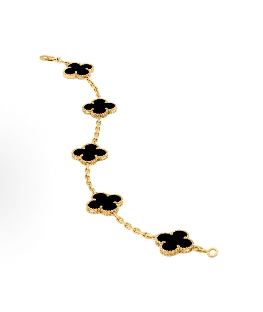 VAN CLEEF & ARPELS Черный браслет из желтого золота, фото 5