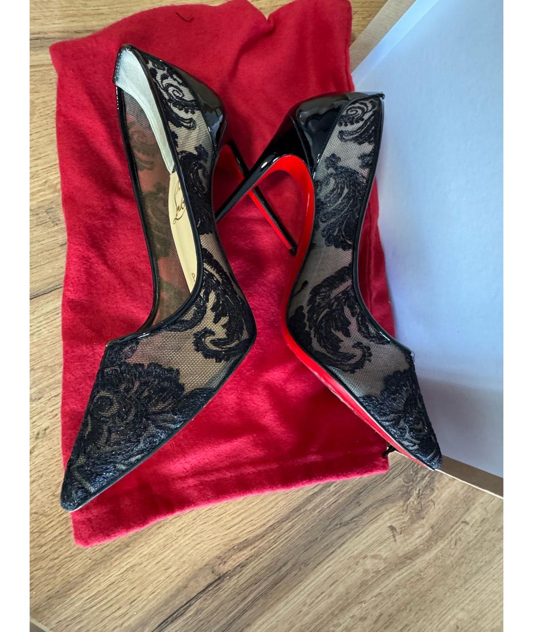 CHRISTIAN LOUBOUTIN Черные туфли, фото 7