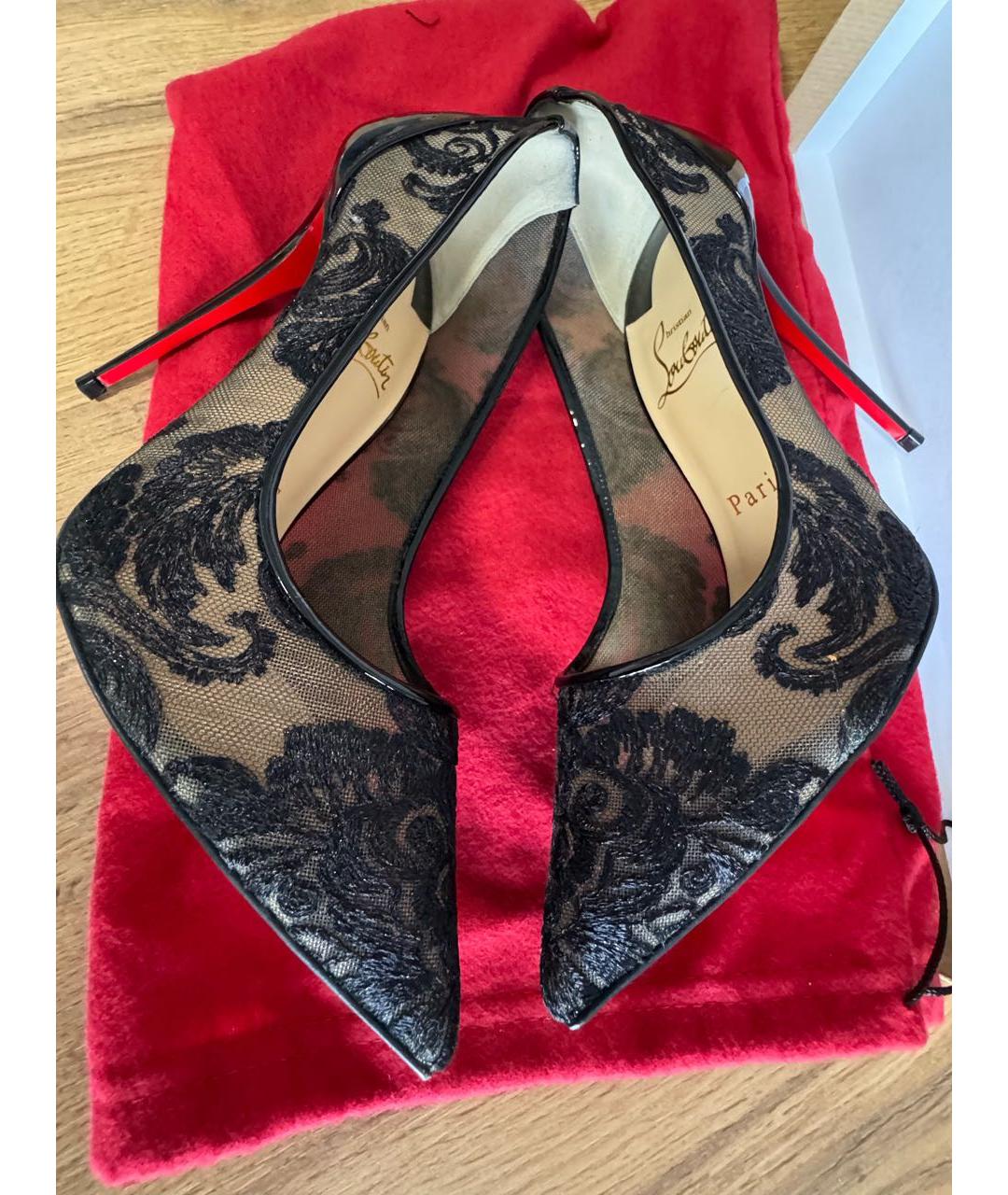 CHRISTIAN LOUBOUTIN Черные туфли, фото 6